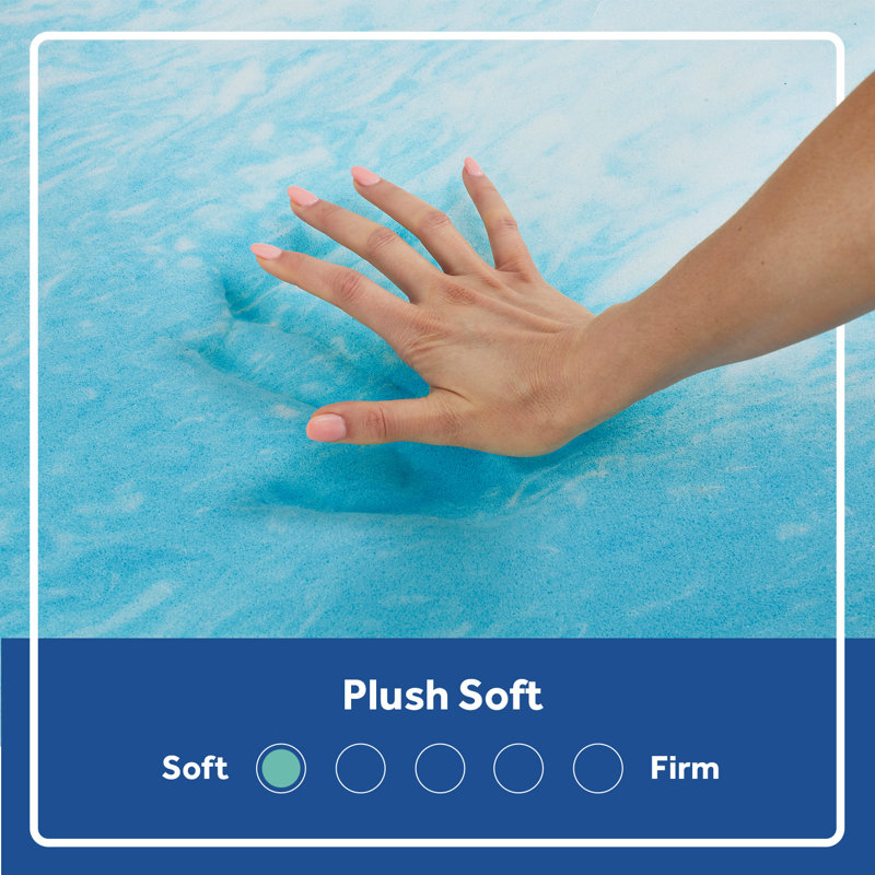 SealyChill 4" Memory Foam Mattress Topper & Reviews Wayfair